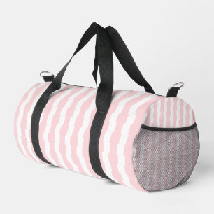 De Sport Sac à Coudre Imprimé Coupé Duffel Rose Blanc Rayur