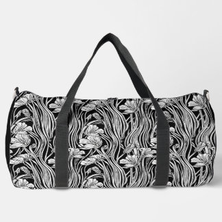 De Sport Sac à double floral en ligne monochromatique
