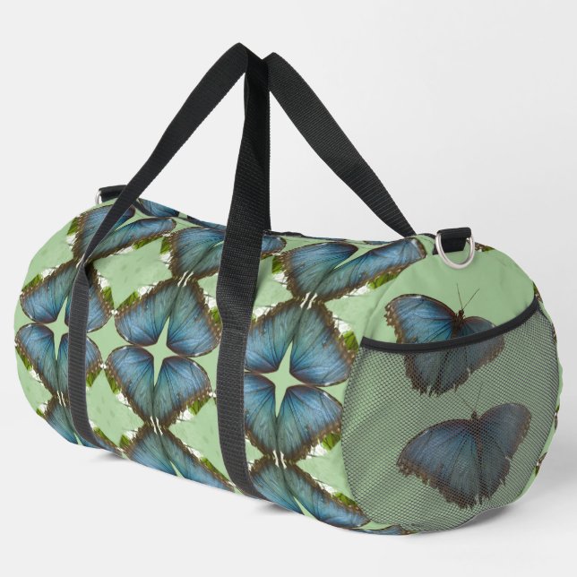De Sport Sac à double Motif pour papillon bleu Morpho (Coin droit)