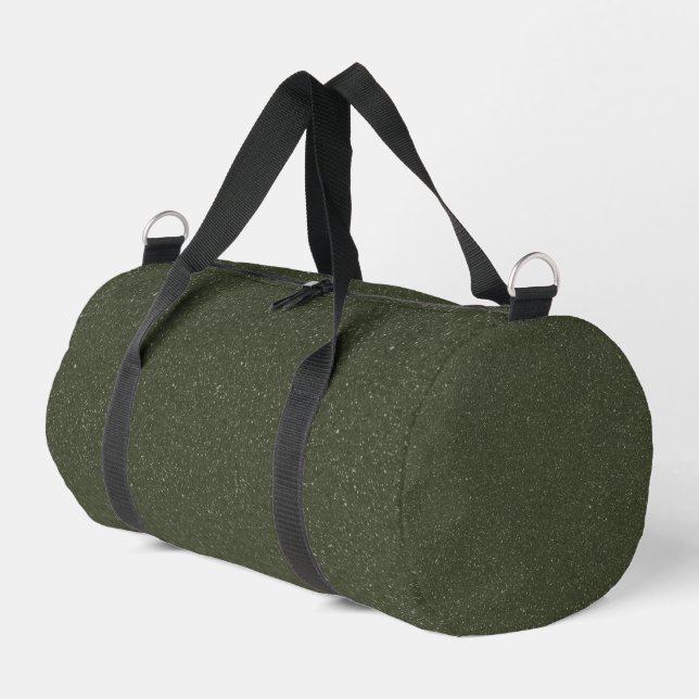 De Sport Sac à duffel vert mousse - personnalisable (Coin gauche)