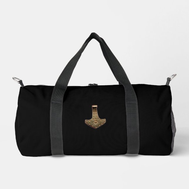 De Sport Sac à duffet noir Gold Thor Hammer (Recto)