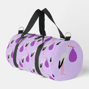 De Sport Sac à langer bébé cigogne genre neutre Violet