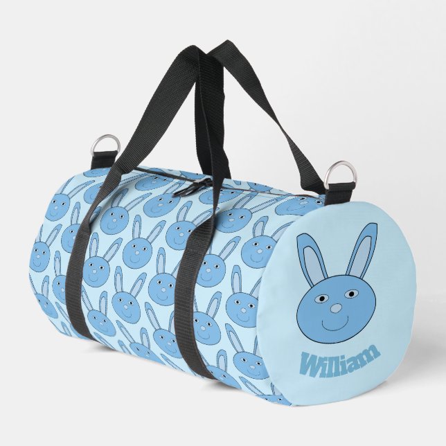 De Sport Sac à langer Blue Boy Bunny Face Spring Easter (Coin gauche)