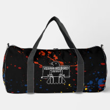 Sac à roulettes Thunderbird Golf - Black Splatter