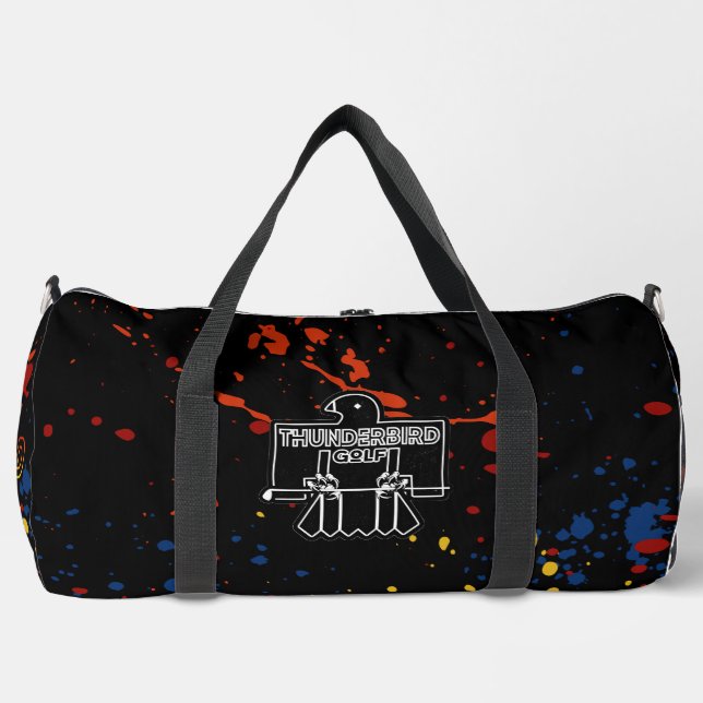 De Sport Sac à roulettes Thunderbird Golf - Black Splatter (Recto)