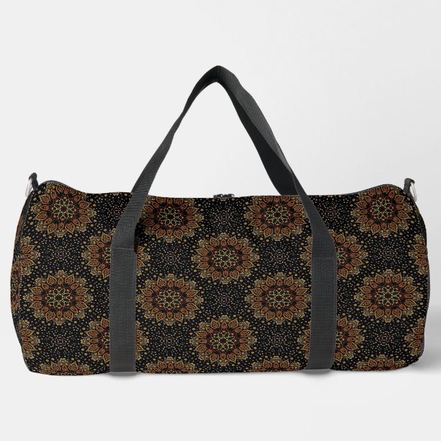De Sport Sac Abstrait Mandala Design Duffel (Recto)