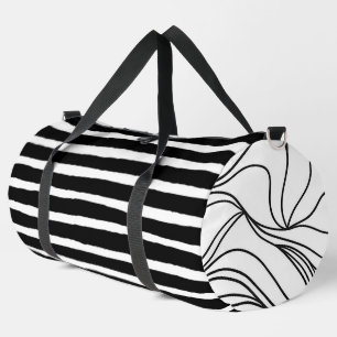 De Sport Sac "Abstrait moderne noir & blanc"