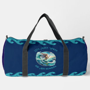 De Sport Sac bleu Duffel avec design Sirène