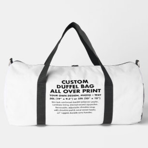 De Sport Sac Duffel personnalisé sur impression 55L