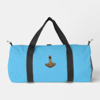 Sac en duffet bleu marteau d'or