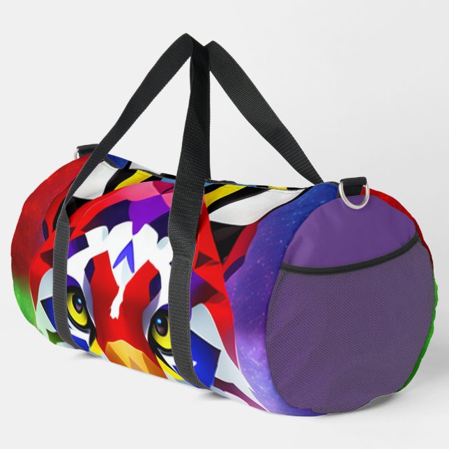 De Sport Sac fourre-tout violet Alexander's Cat (Coin droit)