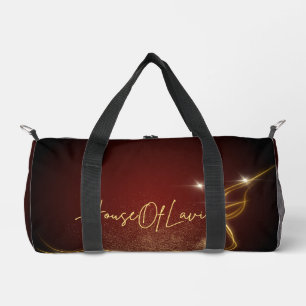 De Sport Sac Gym & Duffle Luxe Bokeh Or Bourgogne