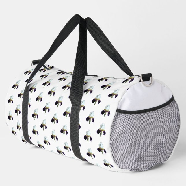 De Sport Sac Iris Violet et Blanc Duffel Bat (Coin droit)