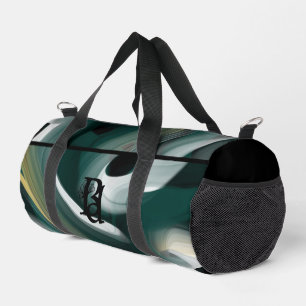 De Sport Sac noir petit Duffel Tendance Abstrait Vert Or