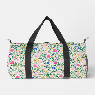 De Sport Sac polochon floral coloré amusant