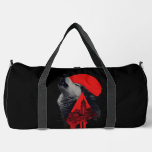 De Sport Sac polochon Trash Polka Loup Hurleur Abstrait