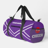 Sac pom-pom girl, blanc violet, Cheveux