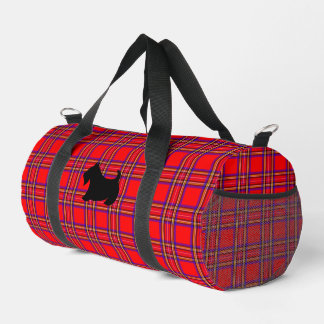 De Sport Scottish Terrier Red Plaid Duffel sac cadeau
