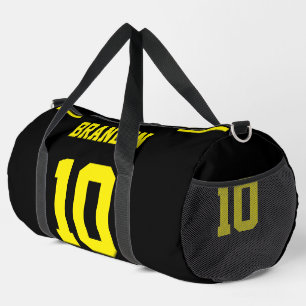 De Sport Soccer personnalisé Jaune moderne imprimé sac à do