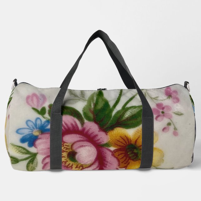 De Sport Tea Cup Floral Bouquet Duffle Sac (Recto)