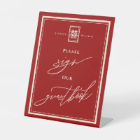 Classic Rectangle double bonheur signe livre d'or
