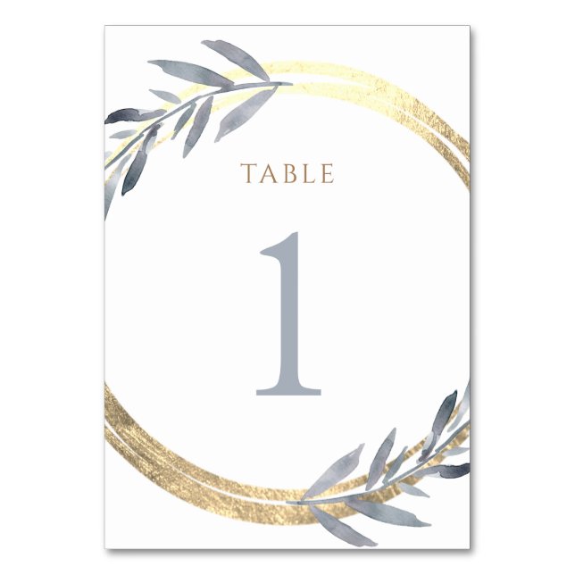 De Table fausse feuille et bleu poussiéreux Tableau Numéro  (Par défaut)