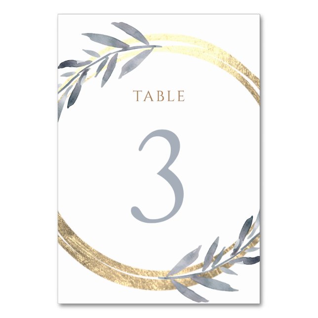 De Table fausse feuille et bleu poussiéreux Tableau Numéro  (Par défaut)