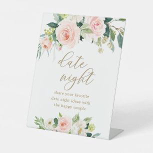 De Table Fête des mariées Florale Date Nuit Idées Signe