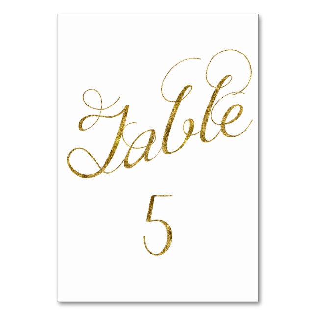 De Table Glam. or numéro 5 (Par défaut)