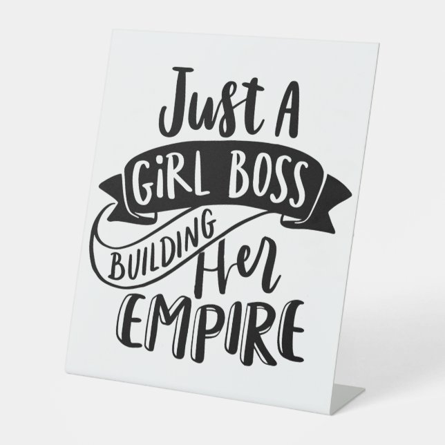 De Table Just A Girl Boss Construisant son Empire signe (Recto)