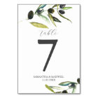 Numéro du tableau mariage Branche minimaliste d'ol