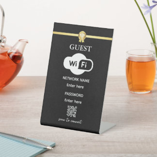 De Table Personnaliser le signe wifi invité