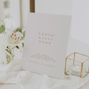 De Table Photo Livre d'invité SIGNE Mariage simple