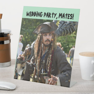 DE TABLE PIRATE MARIAGE BIENVENUE SIGNE PÉDESTAL