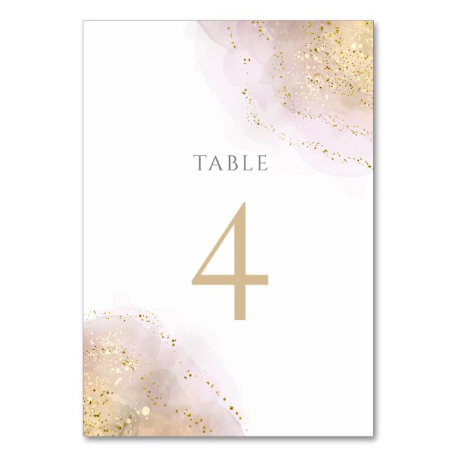 De Table plan d'aquarelle Tableau Numéro 4 (Par défaut)