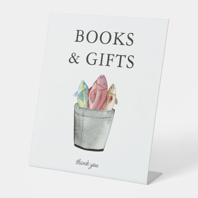 De Table SIGNE Baby shower Little Fisherman Books and Gids (Recto)