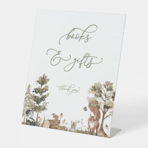 De Table SIGNE Baby shower Livres et Cadeaux Woodland