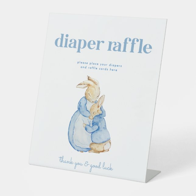 De Table SIGNE Baby shower Peter Rabbit Déchets (Recto)