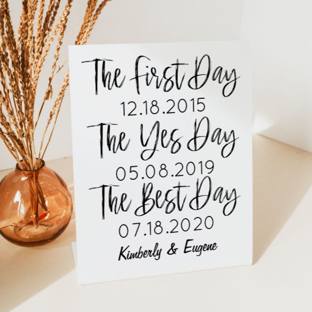 De Table SIGNE Dates Sentimentaires | MARIAGE | FÊTE DES MA (Créateur téléchargé)