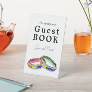 De Table 🌈 Signe du livre d'or Intertwined in Pride