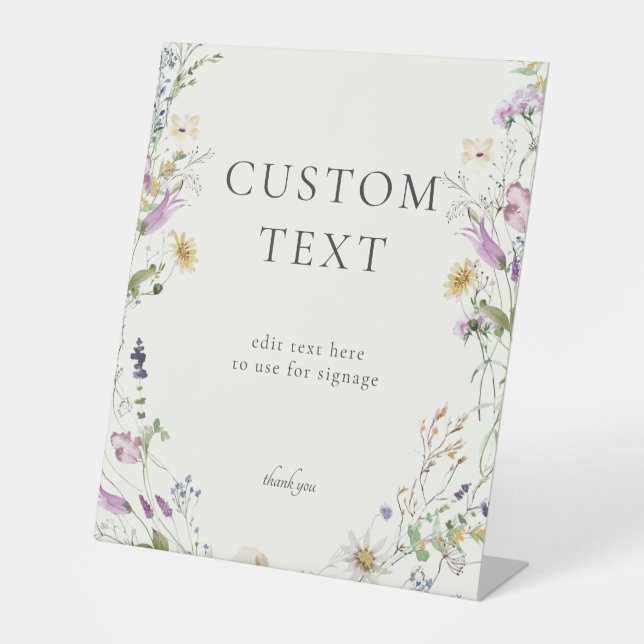 DE TABLE SIGNE FÉMININ FLEUR SAUVAGE FÉMININ SEXE (Recto)