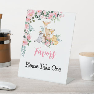 De Table SIGNE FEMME FEMME Baby shower rose Woodland