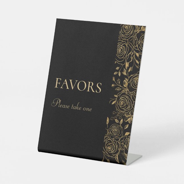 De Table Signe Fleur GILDED Faveurs (Recto)