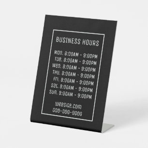 DE TABLE SIGNE HEURES D'AFFAIRES NOIRES