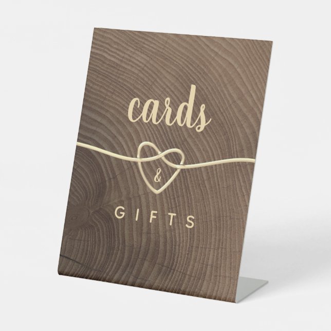 De Table SIGNE Mariage Rustique en bois (Recto)