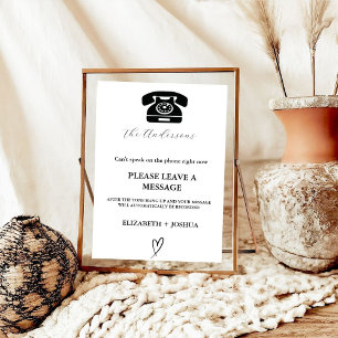 De Table Signe minimaliste moderne du livre d'or Black Audi