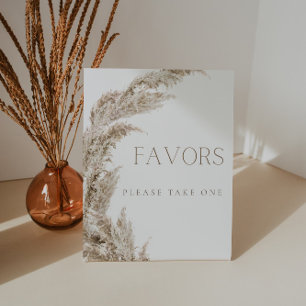 De Table Signe Pampas Grass Boho Faveurs