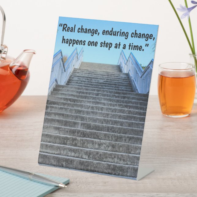 De Table Signe 'Un pas à la fois' (In SItu)