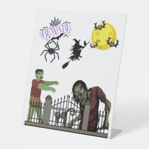 De Table SIGNE Zombie Halloween Land Pedestal