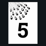 De Table Stylisé Peacock Mariage moderne Tableau Numéro Car<br><div class="desc">Moderne. Minimal. Cette collection utilise des plumes de paon stylisées pour créer un look élégant pour votre journée spéciale. Customisez avec les numéros dont vous avez besoin et ajoutez au panier une carte à la fois.</div>